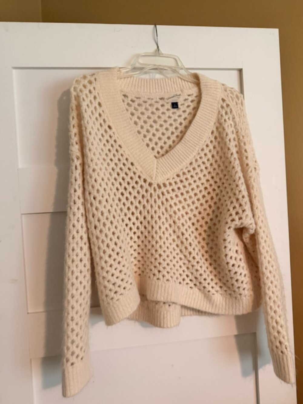 Beige Cropped Sweater